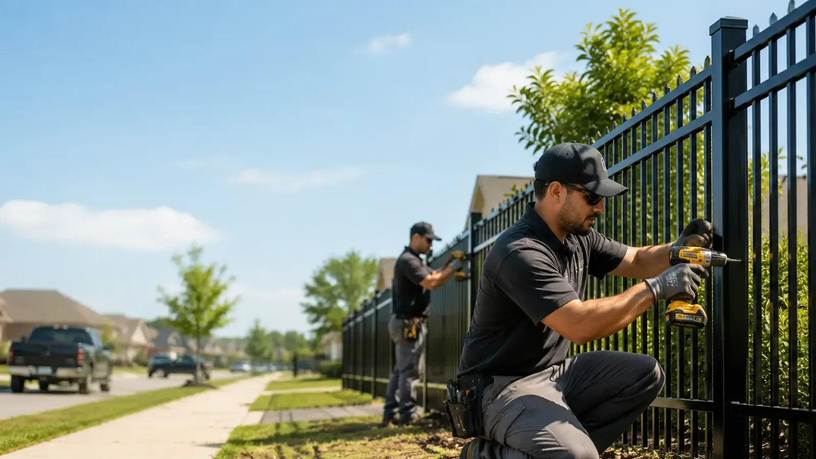 Metal Fence Installation in Roslyn Heights, NY